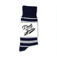 Load image into Gallery viewer, dude-NAVY-grey
