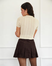 Load image into Gallery viewer, Bitter Chocolate Cord Sejuani Skirt
