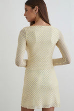 Load image into Gallery viewer, SEVILA-DRESS-ELLOW-GREY-COMPACT.jpg
