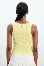 Load image into Gallery viewer, Yellow Salome Pointelle Cami
