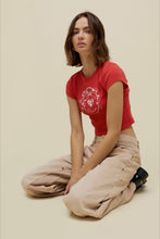 Load image into Gallery viewer, Daydreamer Bow Pointelle Baby Tee
