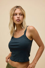 Load image into Gallery viewer, Vintage Black Solid 90s Tank
