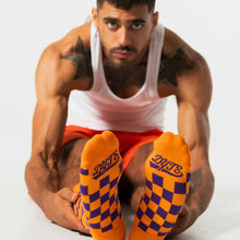 Load image into Gallery viewer, check-OrangePurple-10_square
