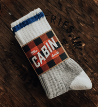 Load image into Gallery viewer, UPCYCLED WOOL CABIN SOCK
