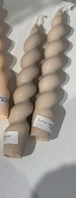 Load image into Gallery viewer, 042924 - Wave Taper Candle
