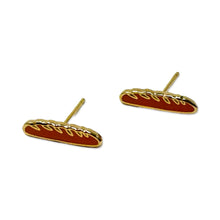 Load image into Gallery viewer, Baguette Enamel Earrings Jewelry Jenny Lemons 
