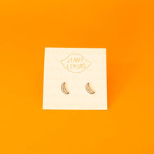 Load image into Gallery viewer, Banana Enamel Earrings Earrings Jenny Lemons 
