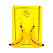 Load image into Gallery viewer, Big Banana Earrings Jewelry Jenny Lemons 
