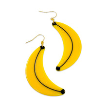 Load image into Gallery viewer, Big Banana Earrings Jewelry Jenny Lemons 
