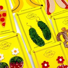 Load image into Gallery viewer, Big Banana Earrings Jewelry Jenny Lemons 
