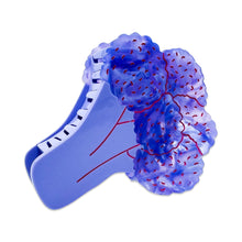 Load image into Gallery viewer, Big Purple Cauliflower Hair Claw Accessories Jenny Lemons 

