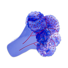 Load image into Gallery viewer, Big Purple Cauliflower Hair Claw Accessories Jenny Lemons 
