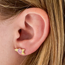 Load image into Gallery viewer, Blueberry Enamel Earrings Jewelry Jenny Lemons 
