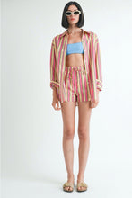 Load image into Gallery viewer, Stripe Cabana Button Up
