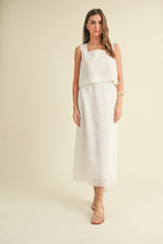 Load image into Gallery viewer, White Eyelet Este Skirt
