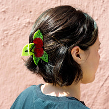 Load image into Gallery viewer, Large Cherries Hair Claw Clip
