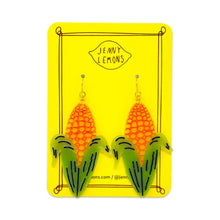 Load image into Gallery viewer, Corn Cob Earrings Jewelry Jenny Lemons 
