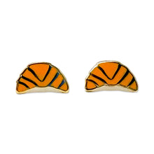 Load image into Gallery viewer, Croissant Enamel Earrings Jewelry Jenny Lemons 
