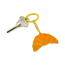 Load image into Gallery viewer, Croissant Keychain Accessories Jenny Lemons 
