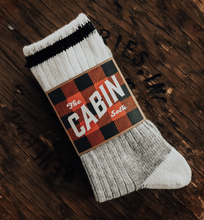 Load image into Gallery viewer, UPCYCLED WOOL CABIN SOCK
