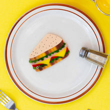 Load image into Gallery viewer, Deli Sandwich Compact Mirror Accessories Jenny Lemons 
