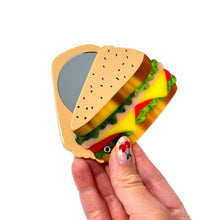 Load image into Gallery viewer, Deli Sandwich Compact Mirror Accessories Jenny Lemons 
