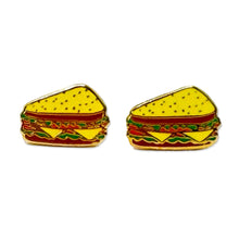 Load image into Gallery viewer, Deli Sandwich Enamel Earrings Jewelry Jenny Lemons 
