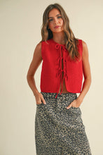 Load image into Gallery viewer, Red Knit Kacey Tank
