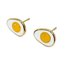 Load image into Gallery viewer, Egg Enamel Earrings Jewelry Jenny Lemons 
