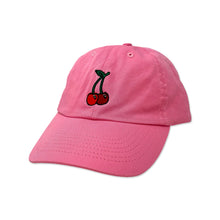 Load image into Gallery viewer, Embroidered Cherries Hat Accessories Jenny Lemons 
