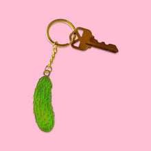 Load image into Gallery viewer, Enamel Pickle Keychain Accessories Jenny Lemons 
