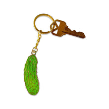 Load image into Gallery viewer, Enamel Pickle Keychain Accessories Jenny Lemons 
