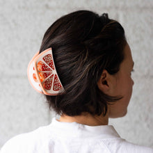 Load image into Gallery viewer, Grapefruit Slice Hair Claw Accessories Jenny Lemons 
