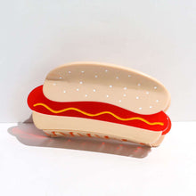 Load image into Gallery viewer, Hot Dog Hair Claw Accessories Jenny Lemons 
