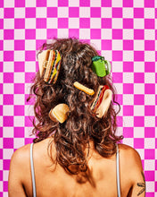 Load image into Gallery viewer, Hot Dog Hair Claw with all the Fixins Accessories Jenny Lemons 
