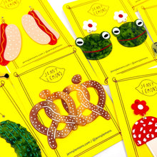 Load image into Gallery viewer, Hot Doggy Earrings Jewelry Jenny Lemons 
