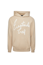 Load image into Gallery viewer, EGML3007-Wool_Hooded_Sweater-Pale_Khaki-Front
