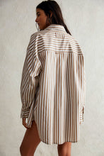 Load image into Gallery viewer, Neutral Stripe Freddie Shirt
