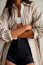 Load image into Gallery viewer, Neutral Stripe Freddie Shirt
