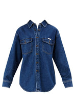 Load image into Gallery viewer, Ashley Blue Classic Shacket
