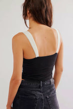 Load image into Gallery viewer, Black Combo 2 Tone Tank
