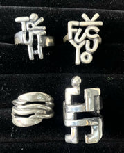 Load image into Gallery viewer, Misc Silver Rings 04
