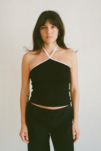 Load image into Gallery viewer, Contrast Julia Halter Top
