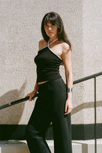 Load image into Gallery viewer, Contrast Julia Halter Top
