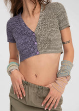 Load image into Gallery viewer, PUZZLE CROP CARDIGAN-6
