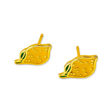 Load image into Gallery viewer, Lemon Enamel Earrings Jewelry Jenny Lemons 
