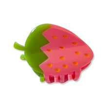 Load image into Gallery viewer, Mini Pink Strawberry Hair Claw Accessories Jenny Lemons 
