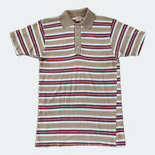 Load image into Gallery viewer, Sportswear Village Tan Stripe Polo
