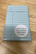 Load image into Gallery viewer, Secret Canyon Library Book Cards set of 40
