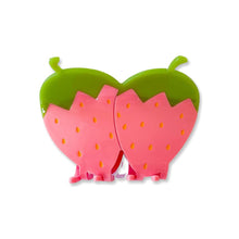 Load image into Gallery viewer, Pink Strawberry Hair Claw Accessories Jenny Lemons 

